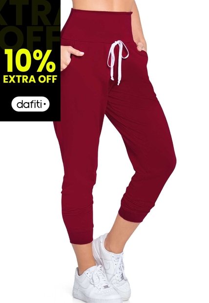 Pantalón Sudadera Mujer Vinotinto FI 77393