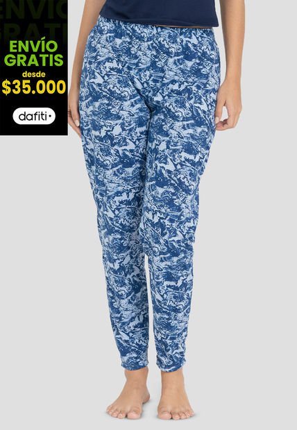Pantalón Mujer Azul Fi 104708