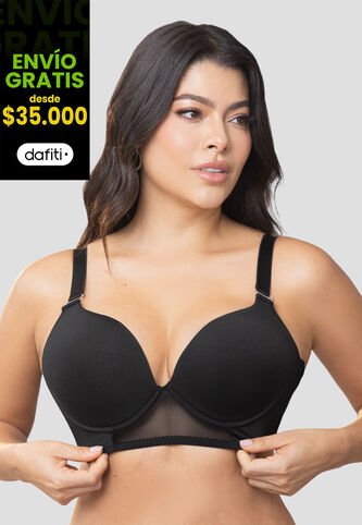 Brasier Mujer Negro Fi 103874 Formas Intimas