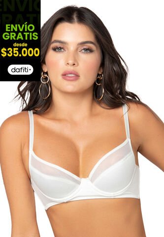 Brasier Mujer Blanco Fi 3589 Formas Intimas