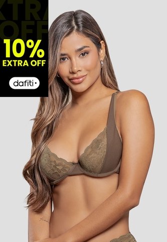 Brasier Mujer Chocolate Fi 114333 Formas Intimas