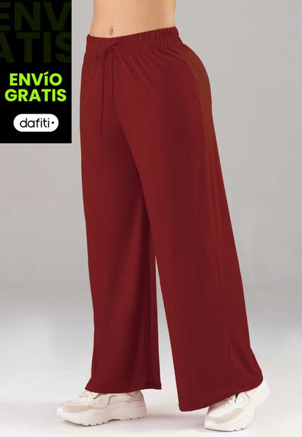 Pantalón Sudadera Mujer Rojo FI 8618