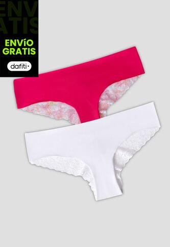Cachetero Paq X2 Mujer Multicolor Fi 113036 Formas Intimas