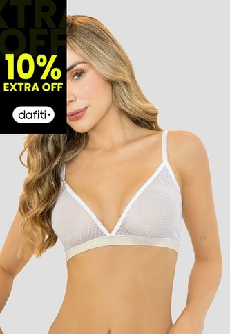 Bralette Mujer Blanco Fi 112786 Formas Intimas
