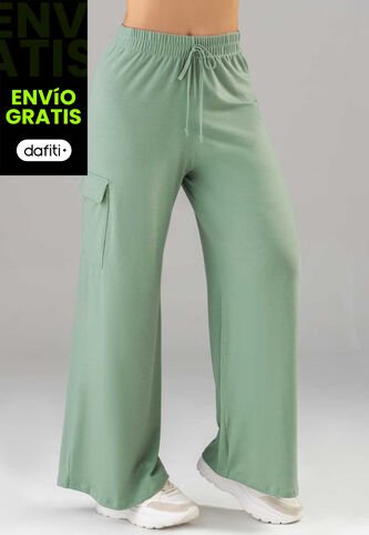 Pantalón Sudadera Mujer Verde FI 8618 Formas Intimas