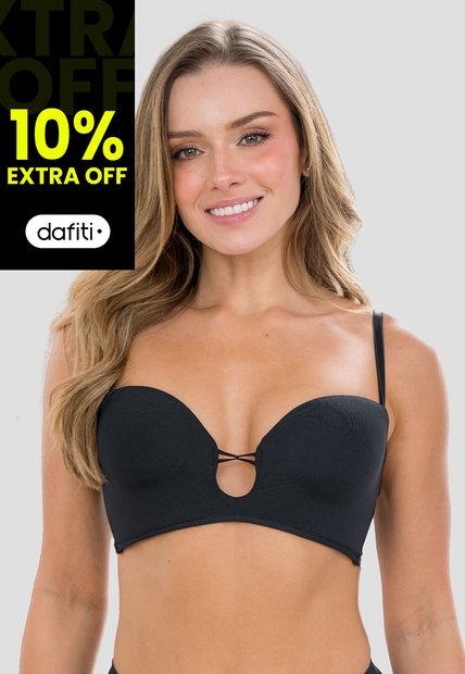 Brasier Mujer Negro Fi 109422