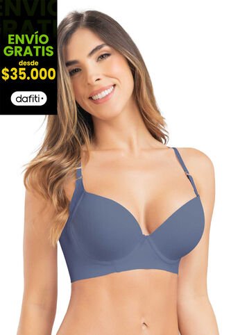 Brasier Mujer Azul Acero FI 95894 Formas Intimas
