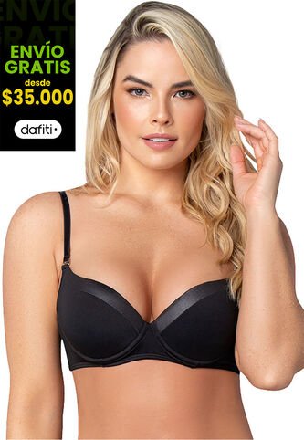 Brasier Mujer Negro FI 89840 Formas Intimas