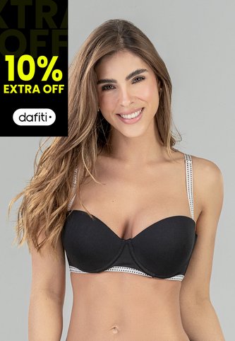Brasier Mujer Negro FI 16964 Formas Intimas
