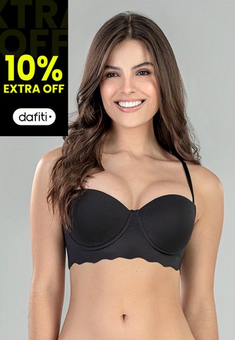 Brasier Mujer Negro FI 90999 Formas Intimas