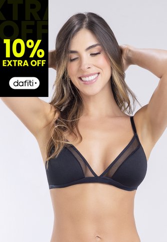 Brasier Mujer Negro FI 88163 Formas Intimas