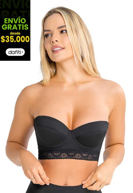 Bustier Mujer Negro FI 1452
