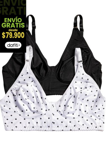 Brasier Paq X2 Mujer Multicolor FI 33565