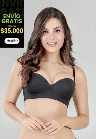 Brasier Mujer Negro FI 96475 Formas Intimas