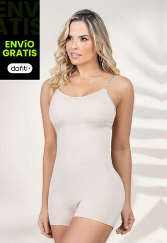 Enterizo Corto Mujer Beige FI 504 Formas Intimas