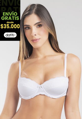 Brasier Mujer Blanco FI 96779 Formas Intimas