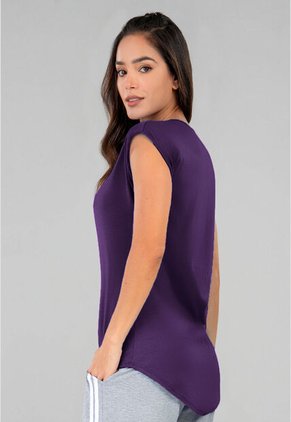 Camiseta Mujer Berenjena Fi 92714