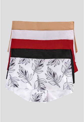 Cachetero Paq X5 Mujer Multicolor FI 89792 Formas Intimas