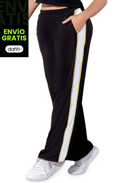 Pantalón Mujer Negro Fi 33589