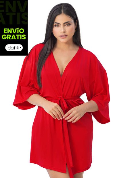 Kimono Mujer Rojo Fi 33542
