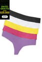 Brasilera Paq X5 Mujer Multicolor FI 4930 de Formas Intimas