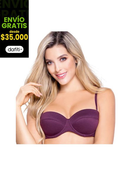 Brasier Adulto Femenino Vinotinto Fi 83934