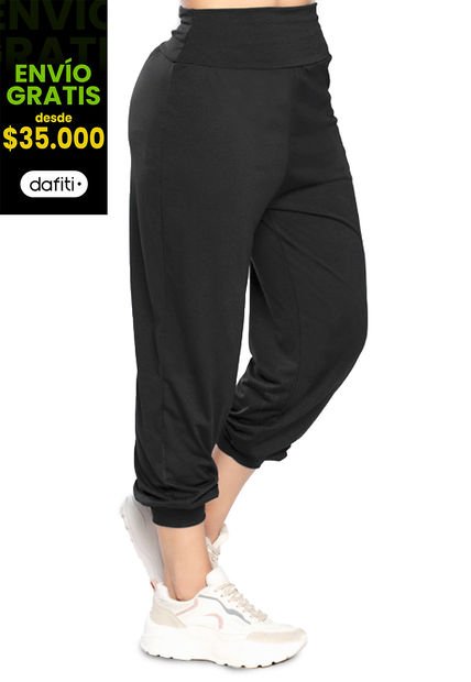 Pantalón Mujer Negro Fi 7337