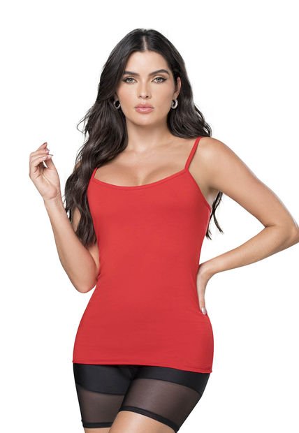 Camisilla Interior Mujer Rojo FI 3248