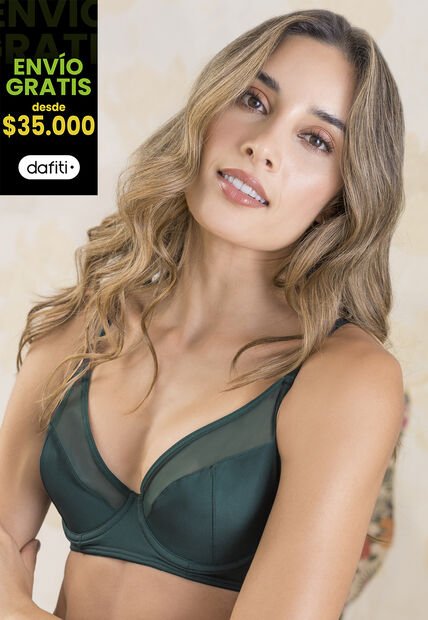 Brasier Mujer Verde Botella FI 103068