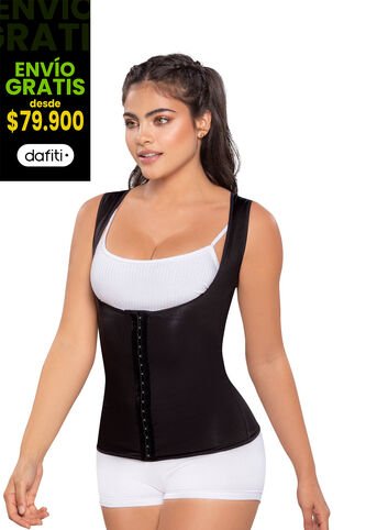 Chaleco Mujer Negro FI 88271 Formas Intimas