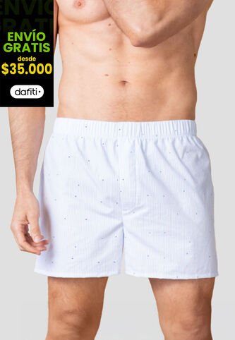 Bóxer Hombre Estampado Azul Bebé  Fi 110761 Formas Intimas