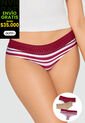 Cachetero Paq X3 Mujer Vino Tinto FI 96631 de Formas Intimas