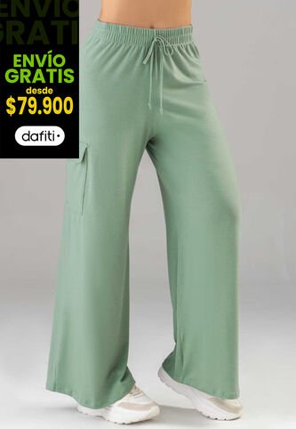 Pantalón Sudadera Mujer Verde FI 8618 Formas Intimas