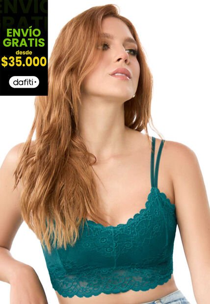 Bralette Mujer Verde Jade FI 1617