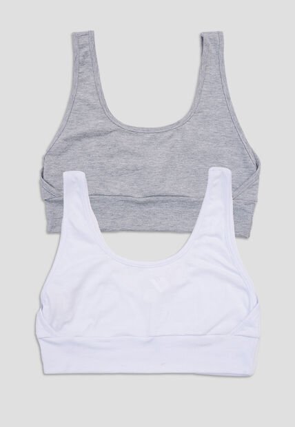 Top Paq X2 Mujer Bicolor Fi 110003