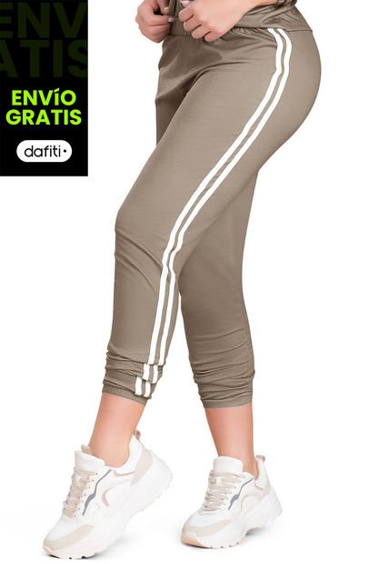 Pantalón Sudadera Mujer Taupe FI 91628