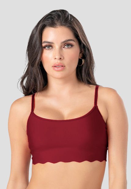 Top Mujer Vinotinto Fi 100023