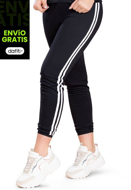 Pantalón Sudadera Mujer Negro FI 91628