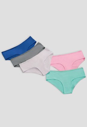 Cachetero Paq X5 Mujer Multicolor Fi 5408