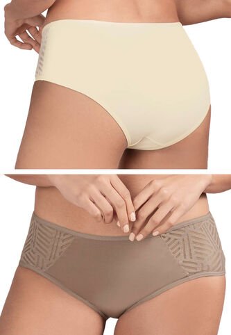 Cachetero Paq X2 Mujer Multicolor Fi 32959 Formas Intimas