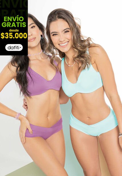 Brasier Paq X2 Mujer Multicolor FI 415