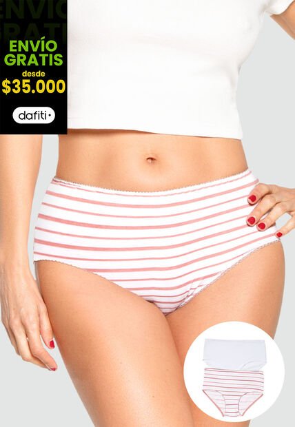 Panty Paq X2 Mujer Estampado FI 96471