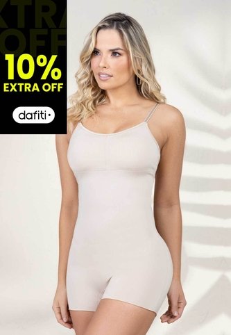 Enterizo Corto Mujer Beige FI 504 Formas Intimas