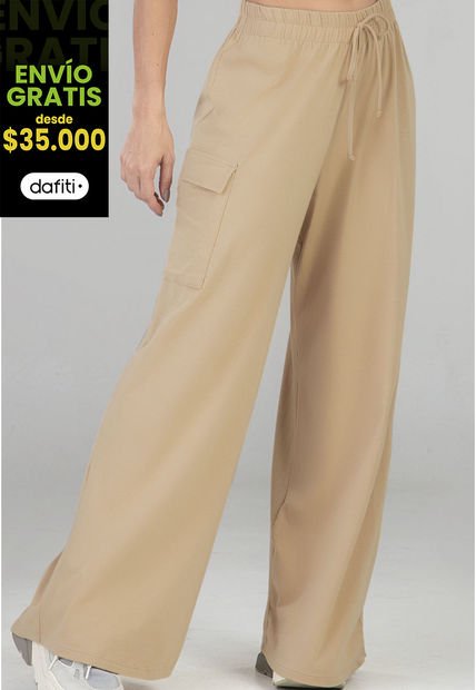 Pantalón Sudadera Mujer Caramelo FI 8618