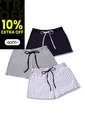 Short Paq X3 Multicolor FI 76308 de Formas Intimas