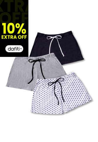 Short Paq X3 Multicolor FI 76308 Formas Intimas