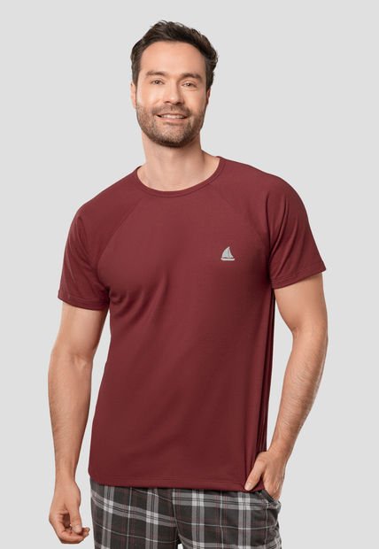 Camiseta Hombre Vinotinto Fi 105946