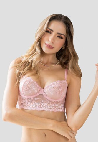 Bustier Mujer Rosa Fi 105087 Formas Intimas