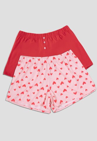Short Paq X2 Mujer Multicolor Fi 104048 Formas Intimas