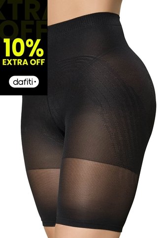 Short Levanta Cola Mujer Negro FI 7959 Formas Intimas